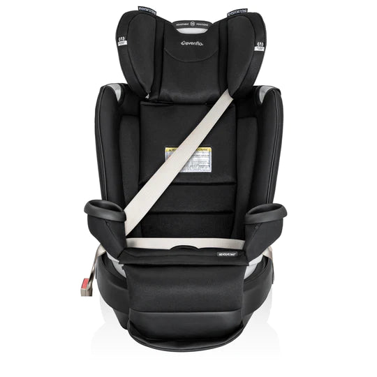 Evenflo GOLD Revolve360 All-In-One Car Seat w/ Sensorsafe - Onyx Black