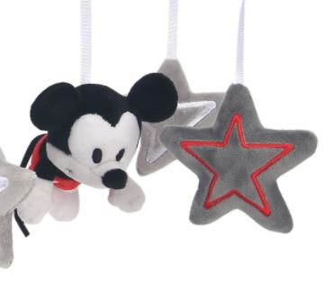 Lambs & Ivy Disney Baby Magical Mickey Mouse Musical Baby Crib Mobile - Gray 598018