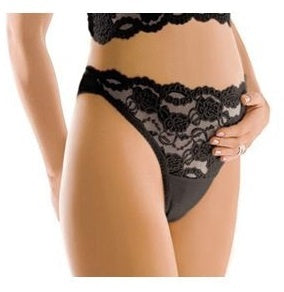 Carriwell Lace Stretch Panty - Black - M