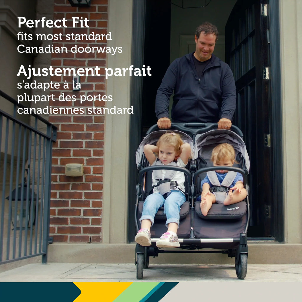 Safety 1st Double Double Duo Stroller - Black Star – Babyrama.ca
