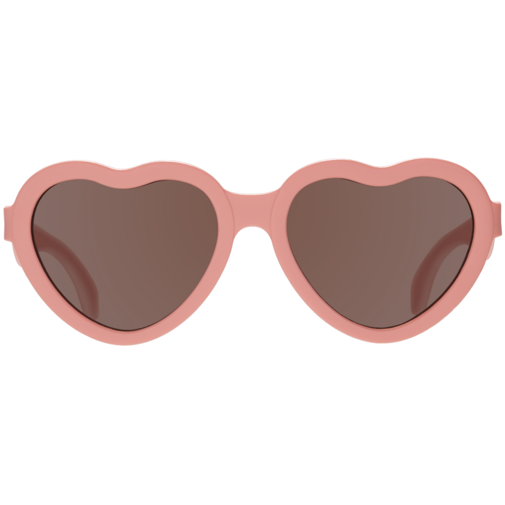 Babiators Heart Sunglasses Can't Heartly Wait - Peachy Pink 3-5yrs