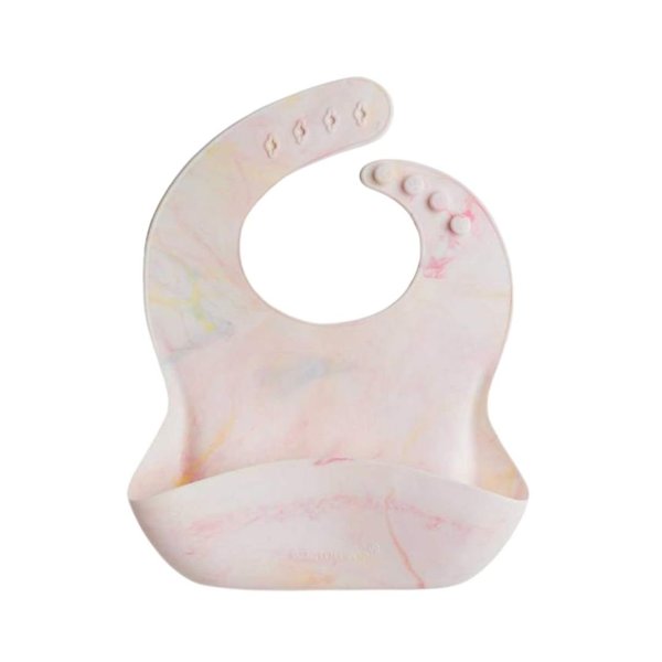 Loulou Lollipop Silicone Bib - Rainbow Tie Dye