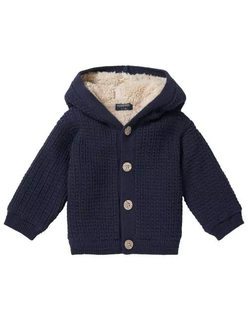 Noppies Boys Cardigan - Black Iris