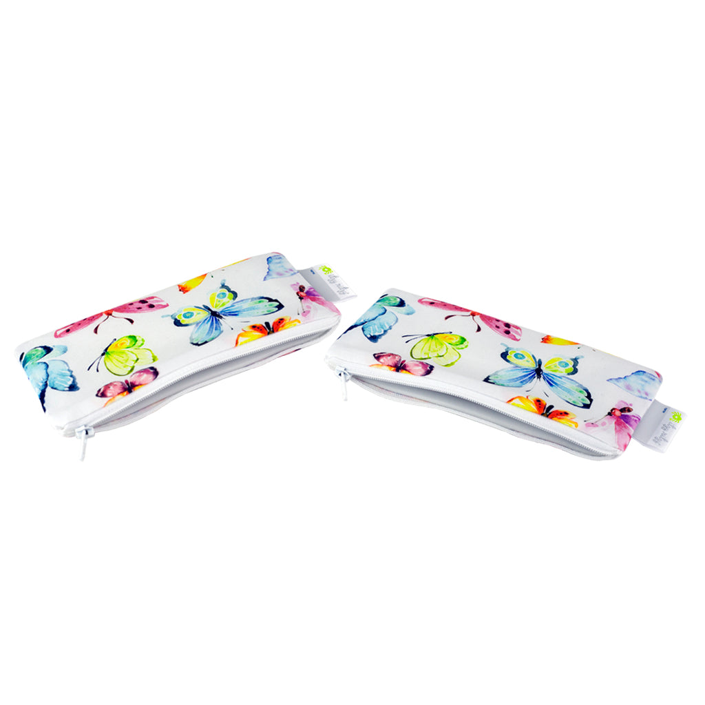 Itzy Ritzy Snack Happens™ Mini Reusable Snack and Everything Bag - Beautiful Butterflies