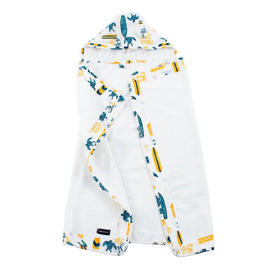 Bebe Au Lait Baby Hooded Towel - Surf (TBBSB)