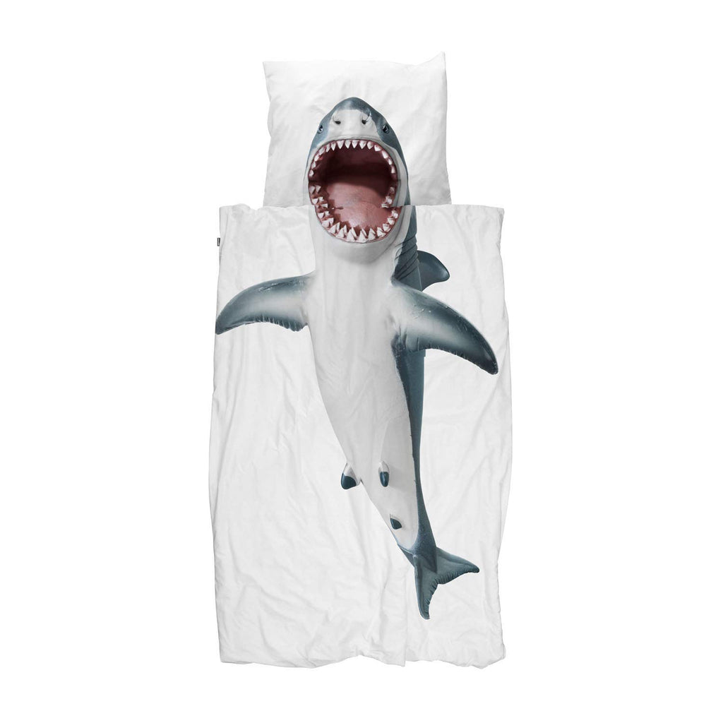 Snurk Duvet Cover Set Twin - Shark