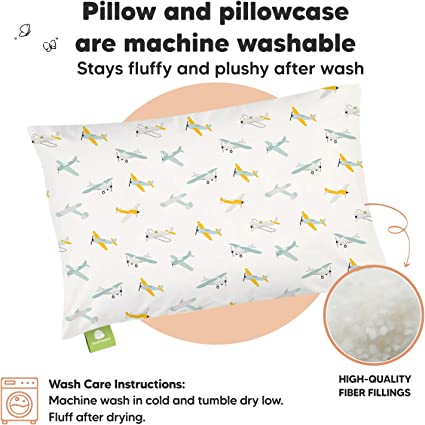 KeaBabies Jumbo Toddler Pillow - Plane