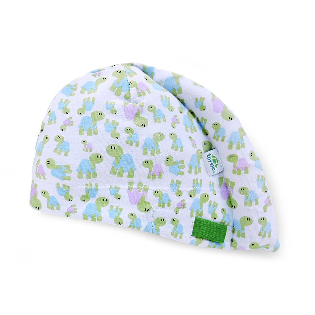 Tortle Turtle Adjustable Head Repositioning Beanie (0-2 months/ 5-10 lbs./ 13-15” head circumference)