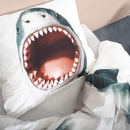 Snurk Duvet Cover Set Twin - Shark