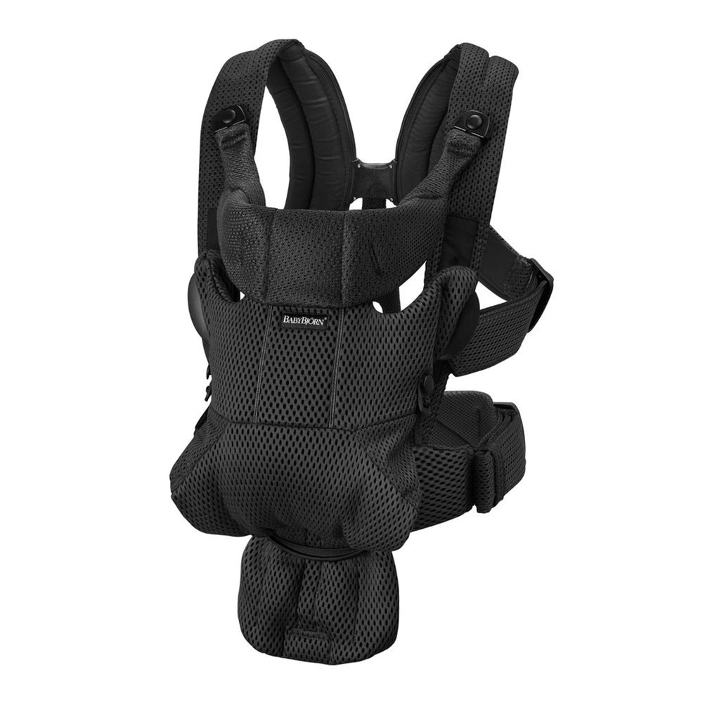 BabyBjorn Carrier Free 3D Mesh Black  (FREE Carrier Cover)