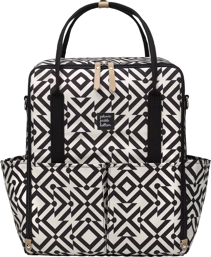 Petunia Inter Mix Backpack Mazes of Milano Black