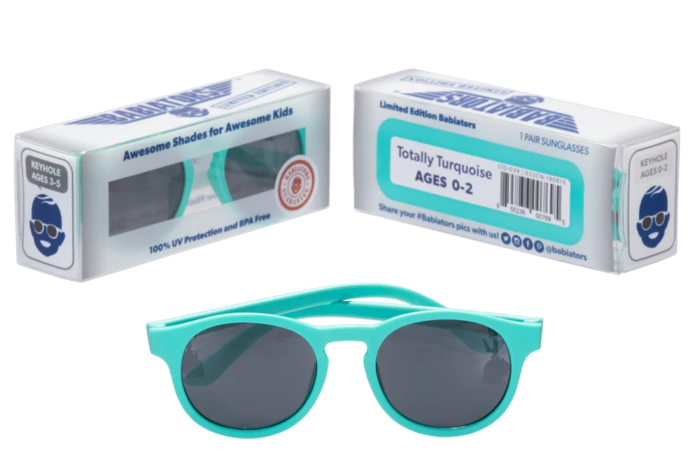 Babiators Sunglasses Keyhole Totally Turquoise 3-5yrs