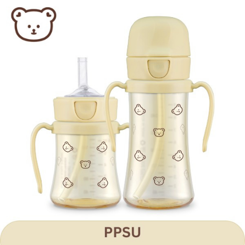 Grosmimi PPSU Straw CUP 300ml - Butter