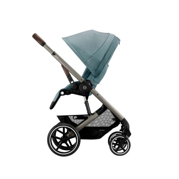 Cybex Balios S Lux 2 Stroller - Taupe Frame Sky Blue Seat