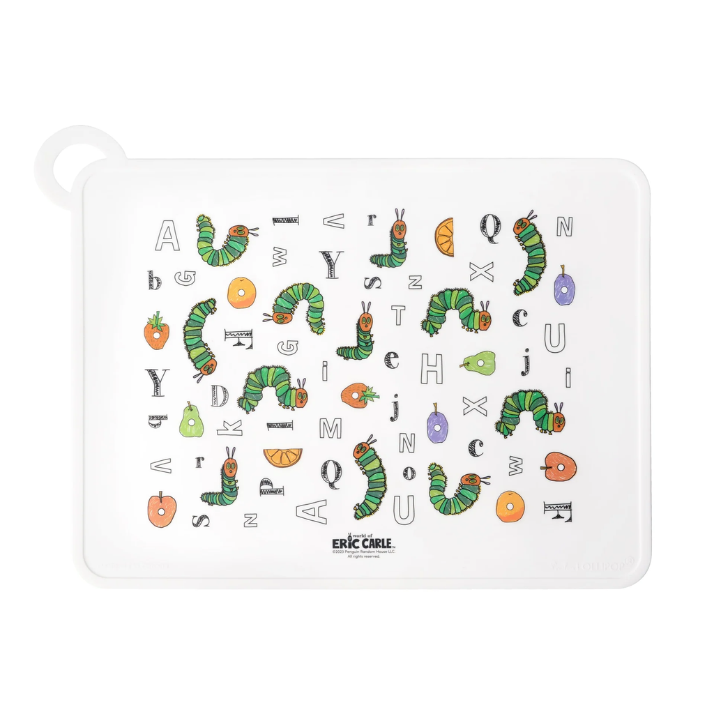 Loulou Lollipop Silicone Placemat Printed - Eric Carle Alphabet