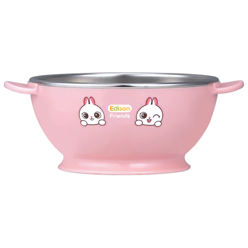 Edison Friends Stainless Rice Bowl - Rabbit