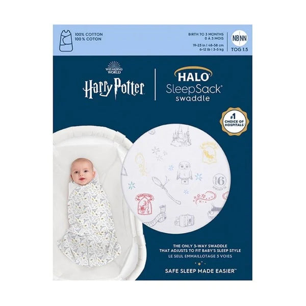 Halo Cotton Sleepsack Swaddle 1.5T - Harry Potter