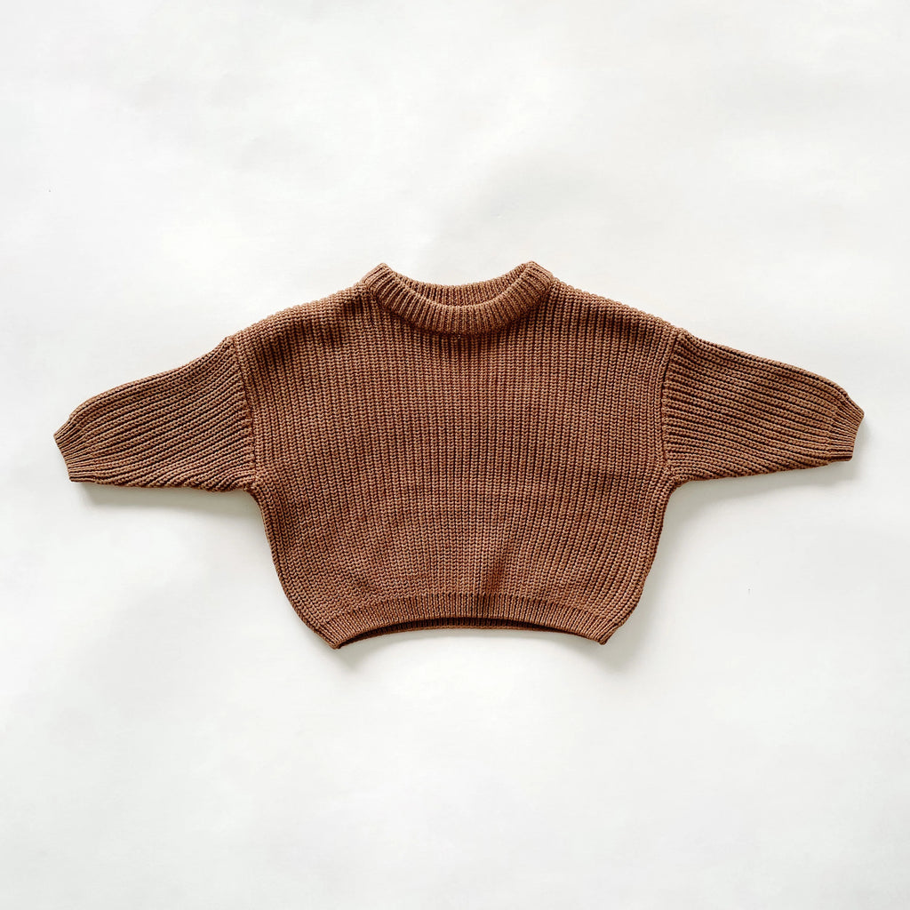 Belan.J Knit Sweater - Chestnut