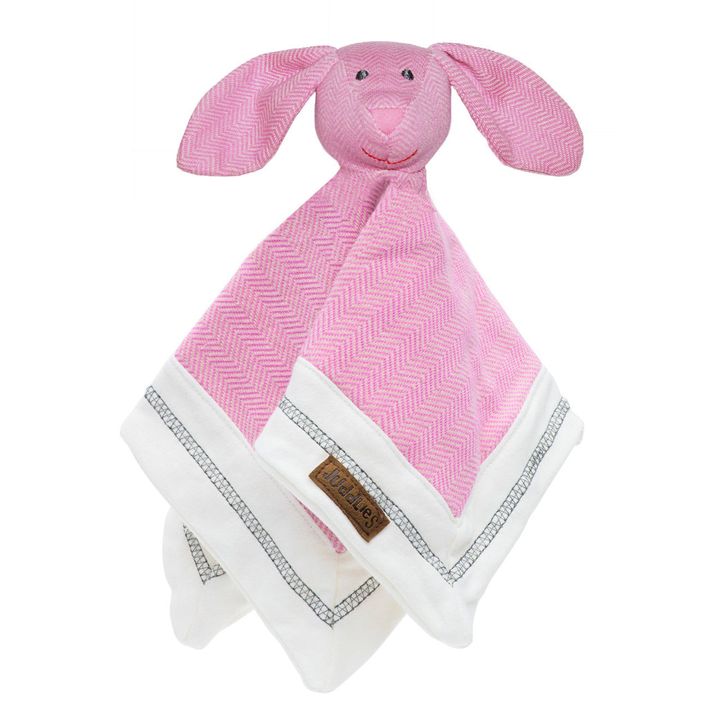 Juddlies Organic Cottage Collection Lovey Rabbit - Sunset Pink (JL521)