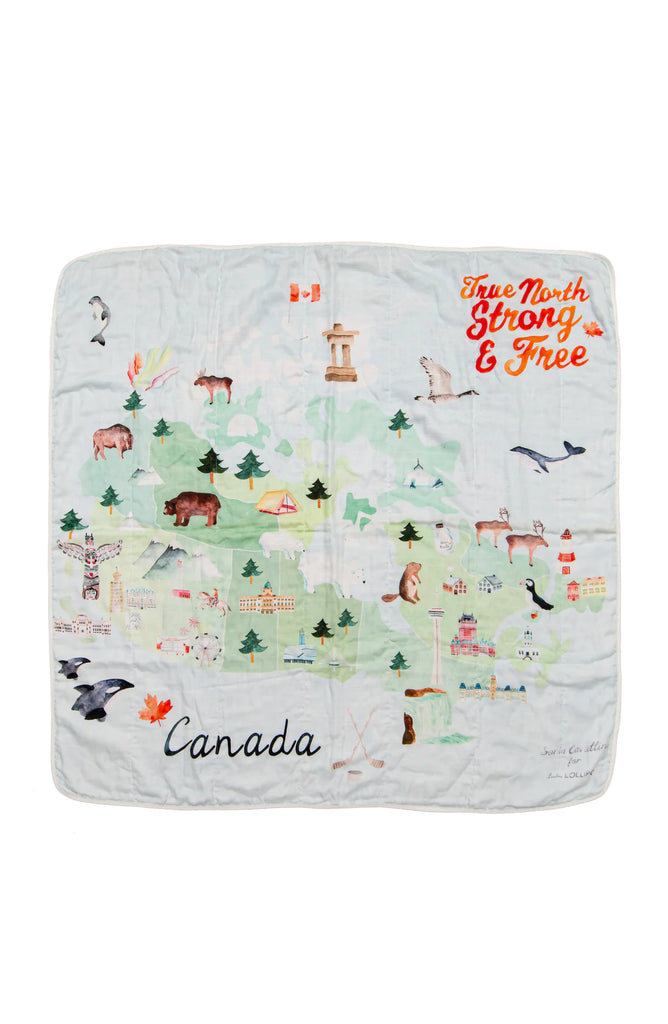 Loulou Lollipop Muslin Quilt Blanket - Canada