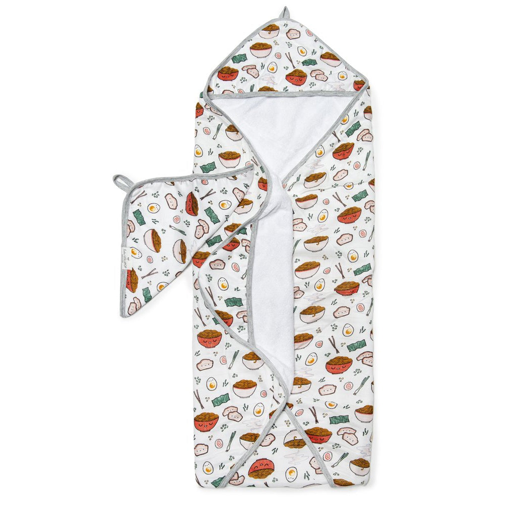 Loulou Lollipop Hooded Towel Set - Ramen