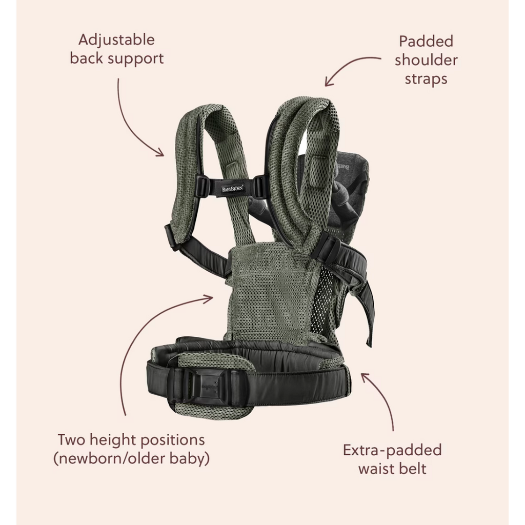 Baby Bjorn Carrier Harmony 3D Mesh - Gray Beige