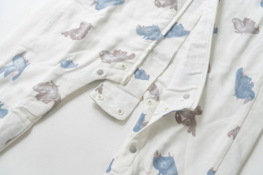 Nest Designs Long Sleeve Footed Sleep Bag - Rhino