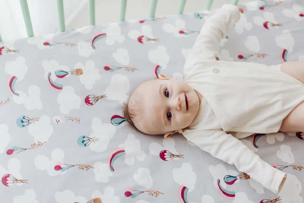 Nest Designs Fitted Bamboo Crib Sheet - Meerkats Away