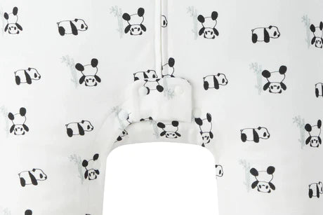 Nest Designs Organic Cotton Long Sleeve Footed Sleep Bag 1.0 TOG - Pandamonium