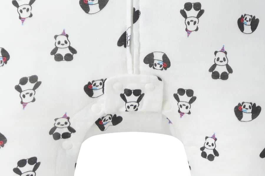 Nest Designs Bamboo Long Sleeve Footed Sleep Bag 1.0T - Panda Party