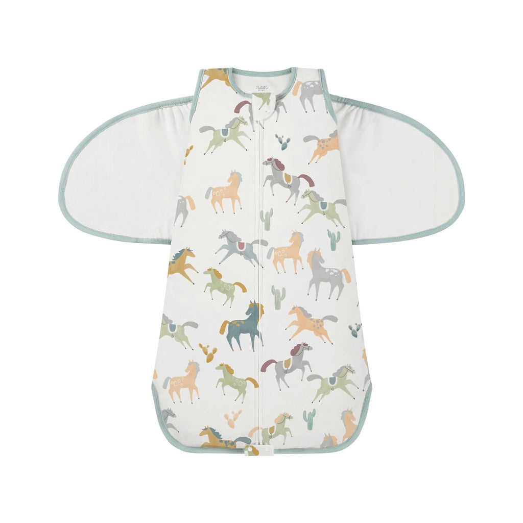 Nest Designs Swaddle Sleep Bag 1.0T - Pony Express 0-6M – Babyrama.ca