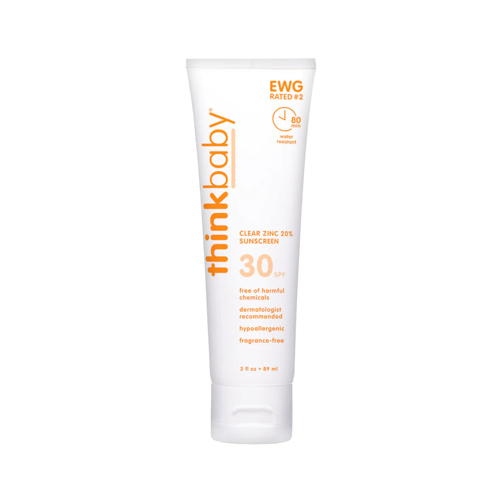 Thinkbaby Clear Zinc Sunscreen Lotion SPF30 89ml