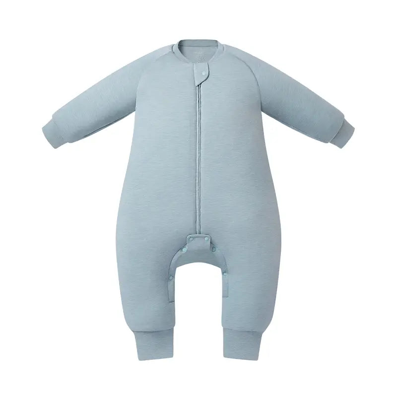 Nest Designs Bamboo Long Sleeve Footed Sleep Bag 2.0T - Slate