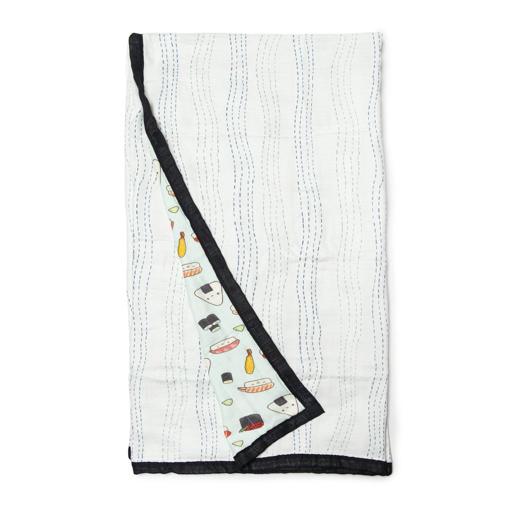 Loulou Lollipop Oversized Muslin Quilt - Sushi