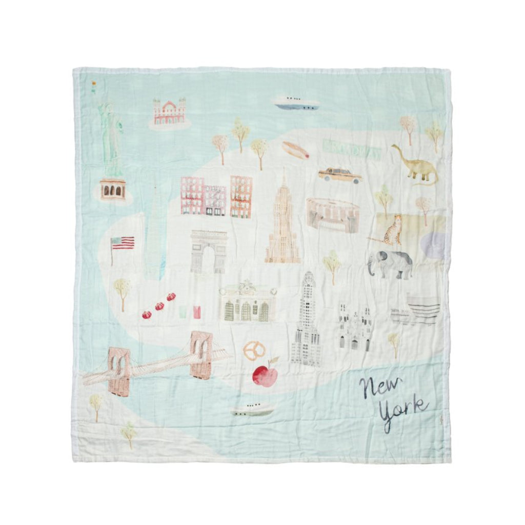 Loulou Lollipop Oversized Muslin Quilt - NYC