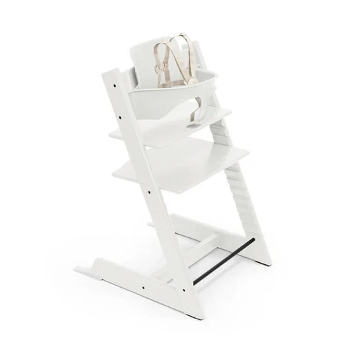 Stokke Tripp Trapp 2 Complete + Newborn Set - White/Nordic Grey