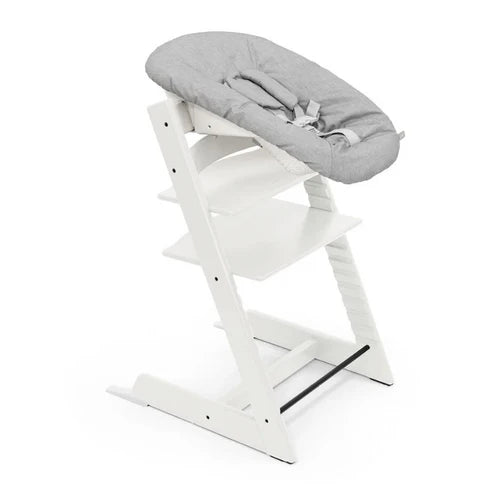 Stokke Tripp Trapp 2 Complete + Newborn Set - White/Nordic Grey