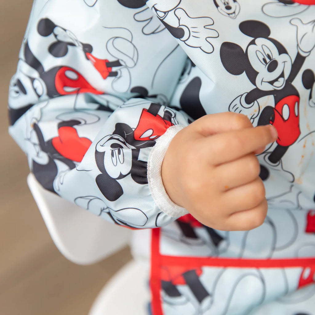 Bumkins Sleeved Bib - Disney Mickey Mouse