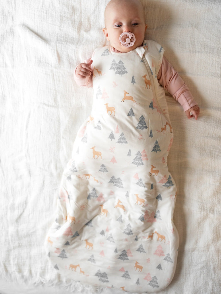 Silkberry Baby Bamboo Sleeping Sack 1.0 TOG - Deer Forest