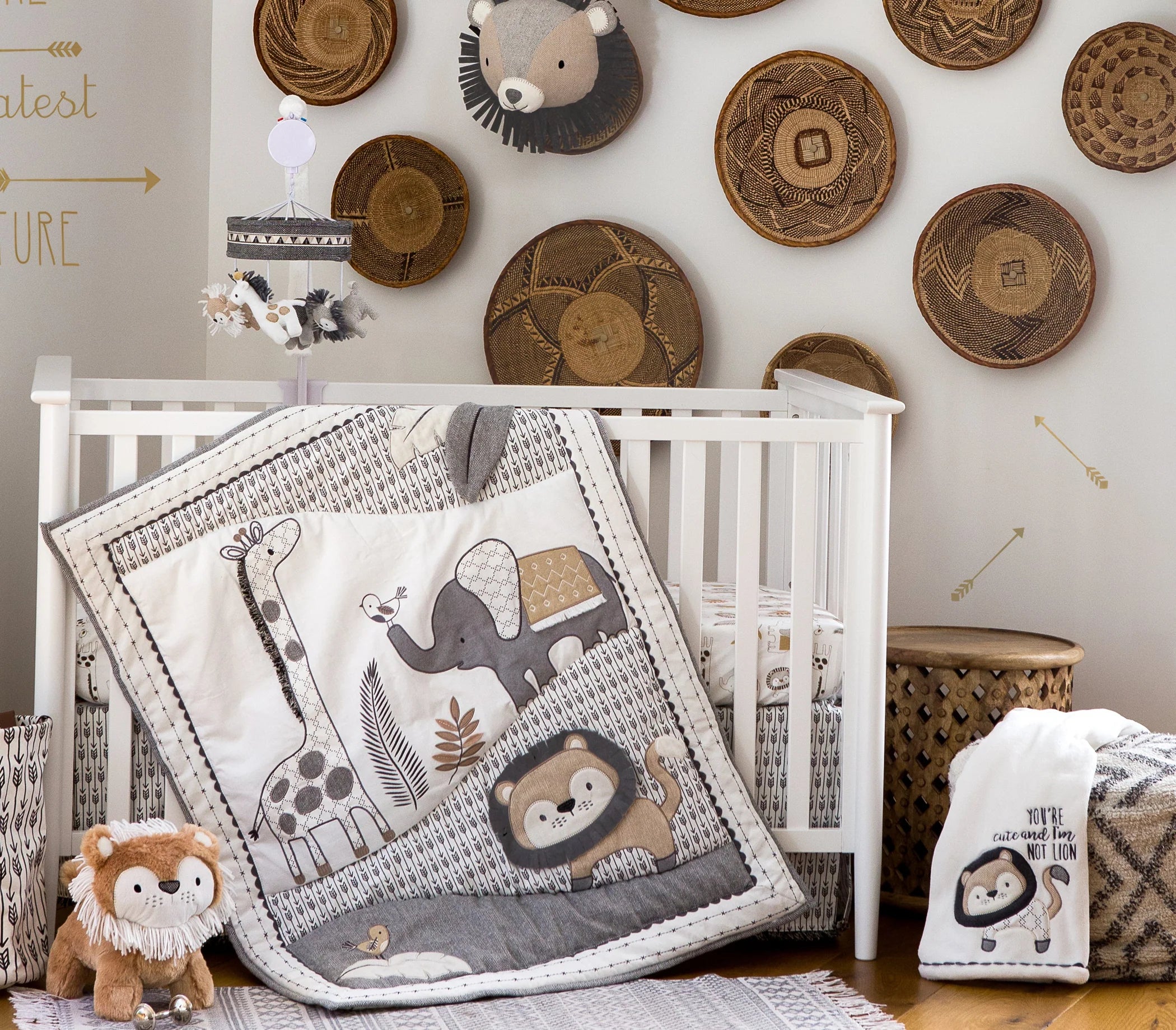 Levtex Tanzania Cotton Crib Fitted Sheet Babyrama