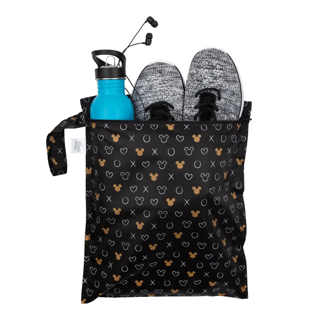 Bumkins Wet Bag - Minnie Mouse Icon Black+White