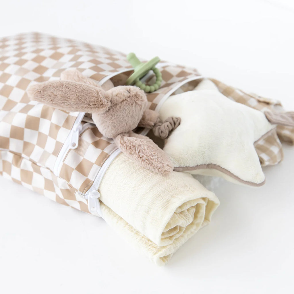 Bumkins Wet/Dry Bag - Sand Check