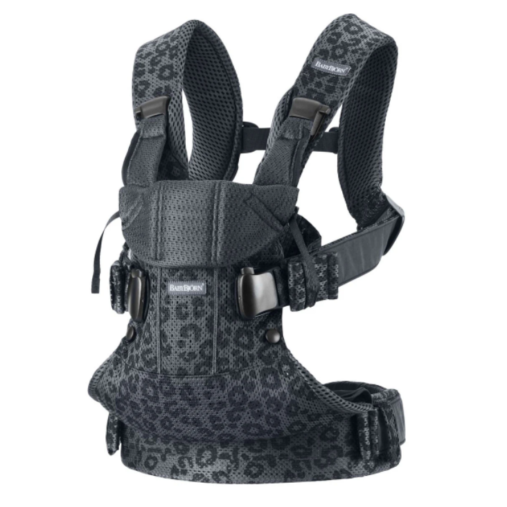 Babybjorn Carrier One Air 3D Mesh - Anthracite/Leopard  (FREE Carrier Cover)