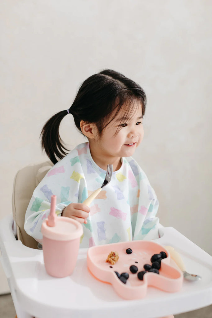 Loulou Lollipop LongSleeve Waterproof Bib - Gummy Bear