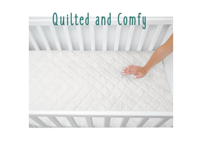 Baby Works Quilted& Fitted Bamboo Mattress Protector