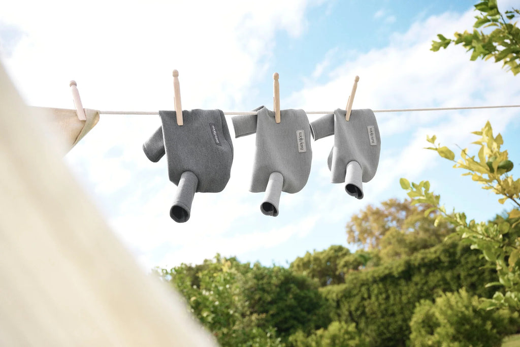 Baby Bjorn Bib for Baby Carrier - Light Grey