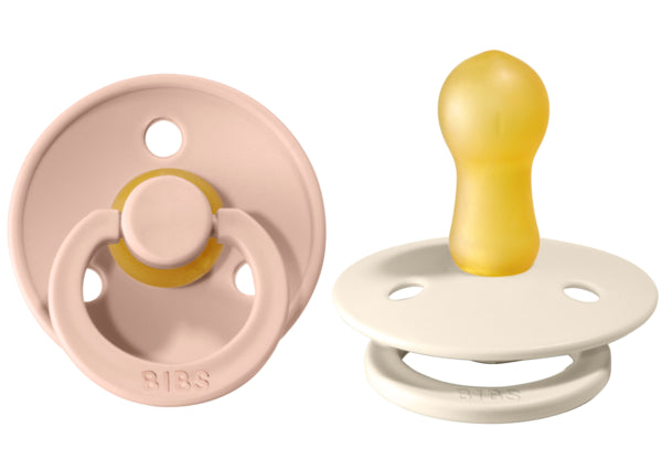 Bibs Pacifier Original 2pk - Ivory/Blush 6-18M