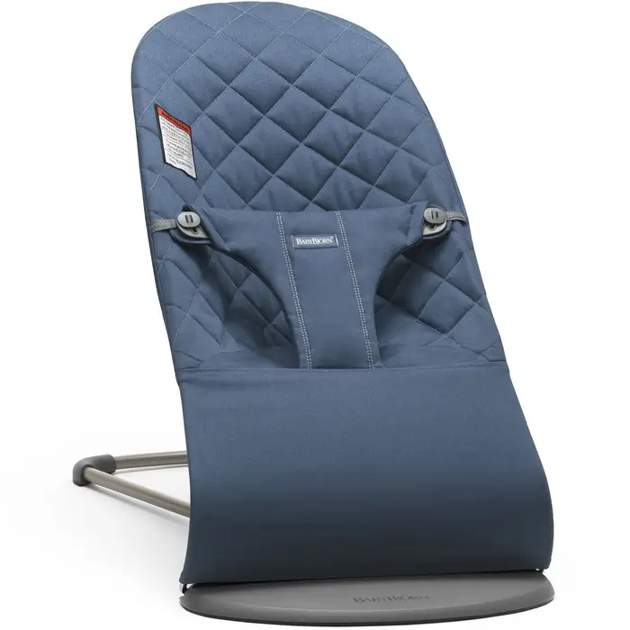 Baby Bjorn Bliss Bouncer Woven Petal Quilt - Midnight blue