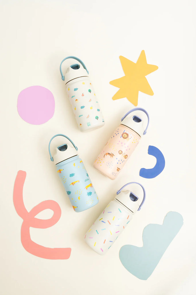 The Cotton Cloud Stainless Steel Bottle - Tiny Bits – Babyrama.ca