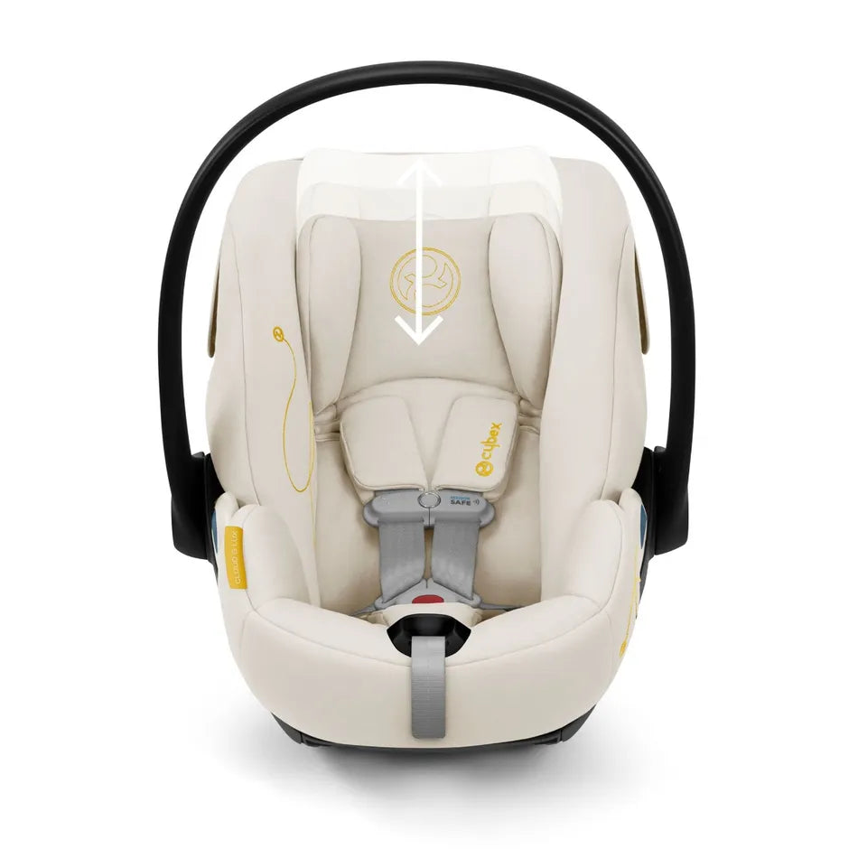 Cybex Cloud G Lux Sensorsafe Infant Car Seat Seashell Beige